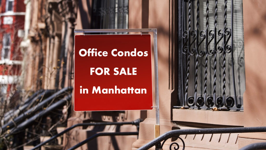 office condo for sale real estate sign