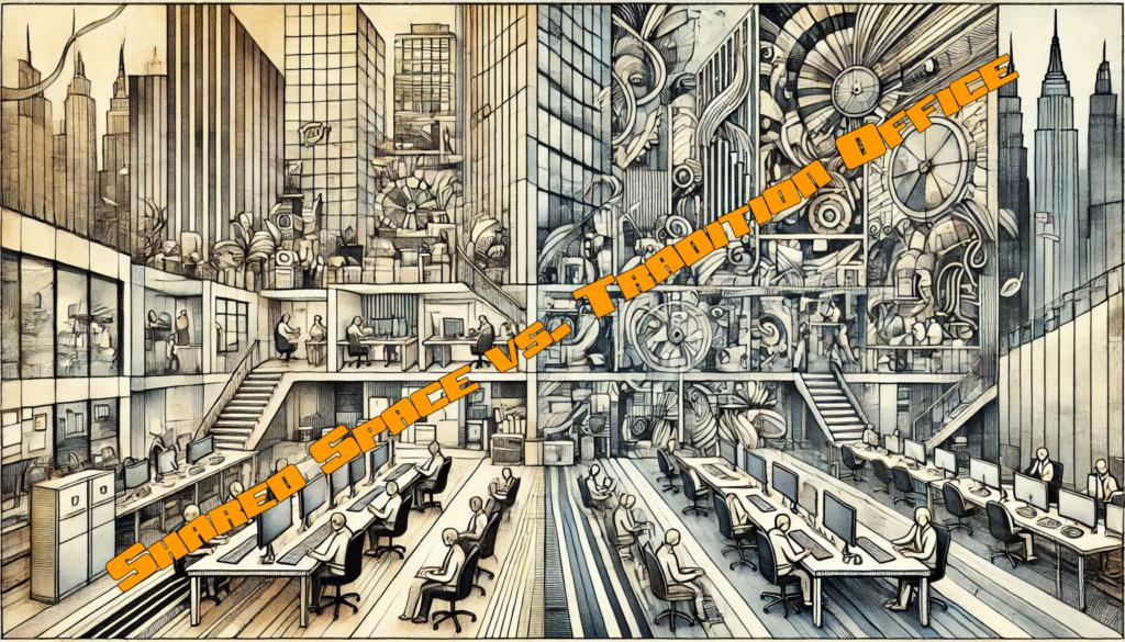 Shared Space vs Traditional Office