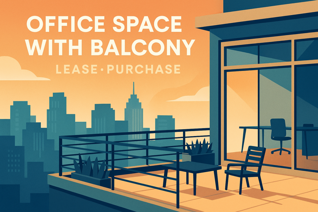 Office Space with Balcony