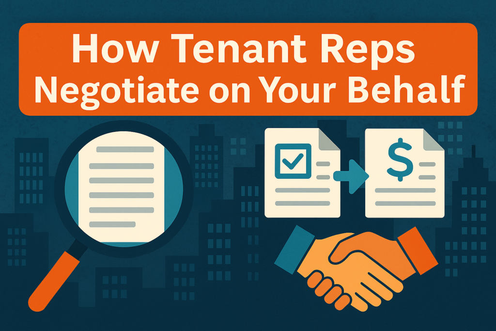 how office tenant brokers negotiate on your behalf