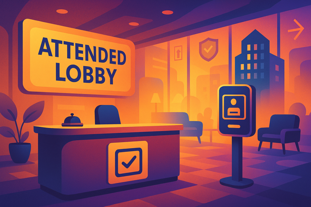 Looking for office space with a staffed lobby