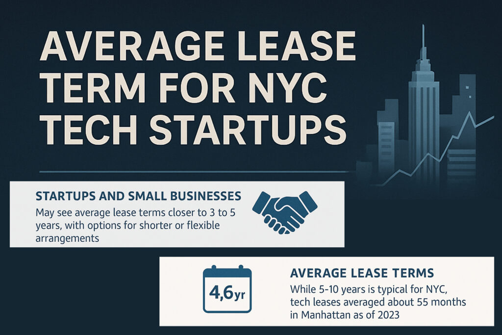 Average Lease Term for NYC Tech Startups