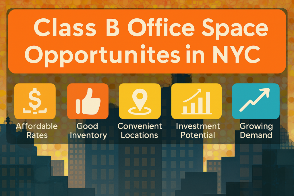 class b office space opportunities in NYC