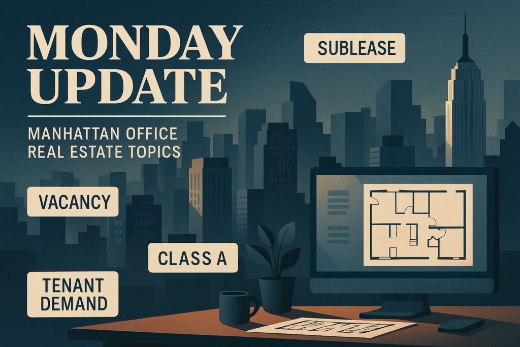Monday Upday! What Manhattan Office Tenants Need to Know Right Now