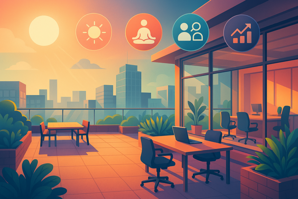 Outdoor Space as an Office Building Amenity