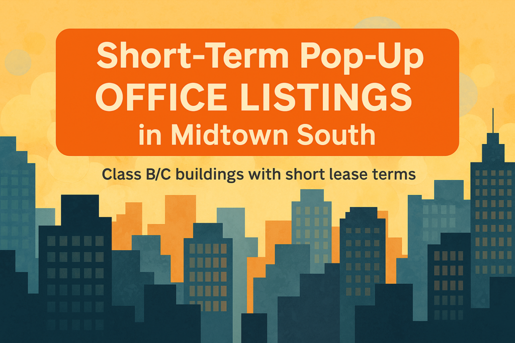 Short-Term Pop-Up Office Listings