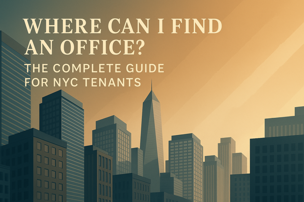 where can i find an office - the complete guide for nyc tenants