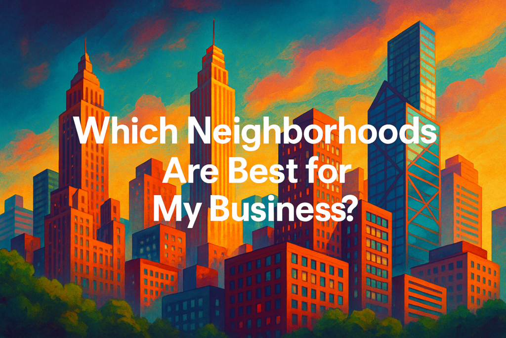 which neighborhoods are best for my business