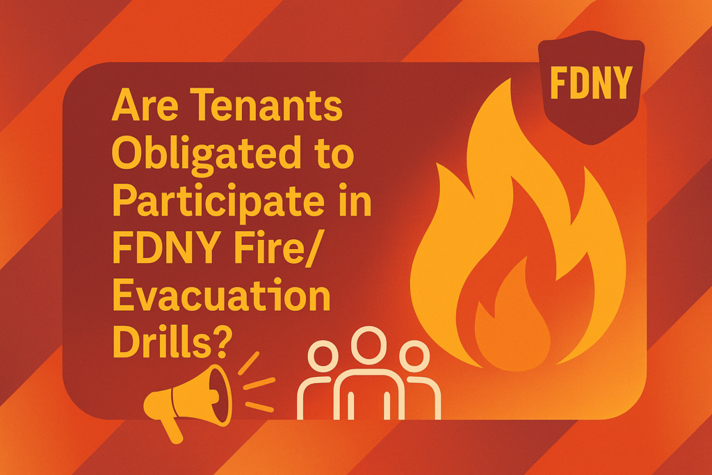 Are Tenants Obligated to Participate in FDNY Fire/Evacuation Drills