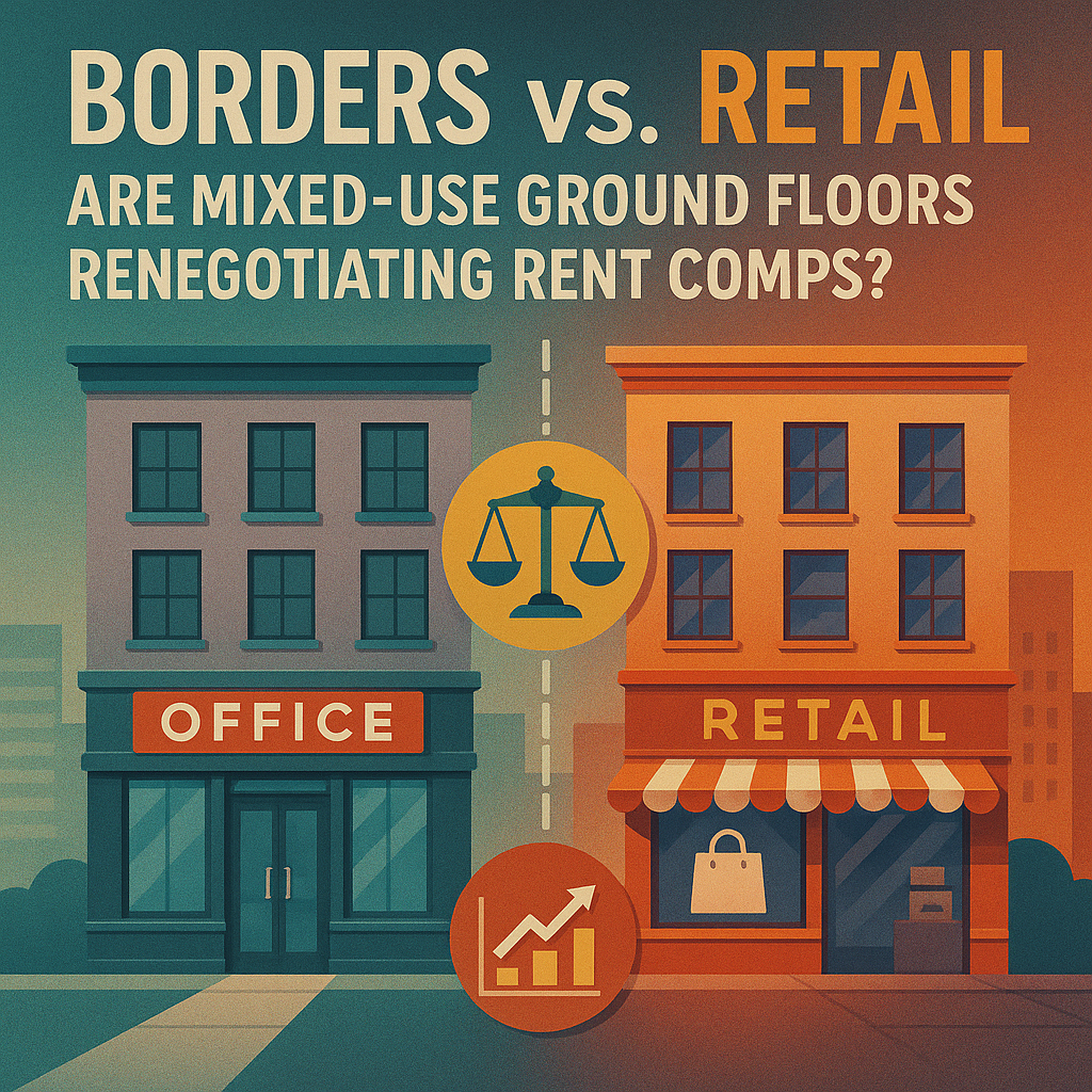 Borders of Office vs. Retail — Are Mixed-Use Ground Floors Renegotiating Rent Comps