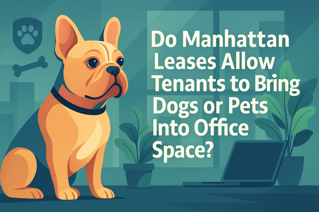 Do Manhattan Leases Allow Tenants to Bring Dogs or Pets Into Office