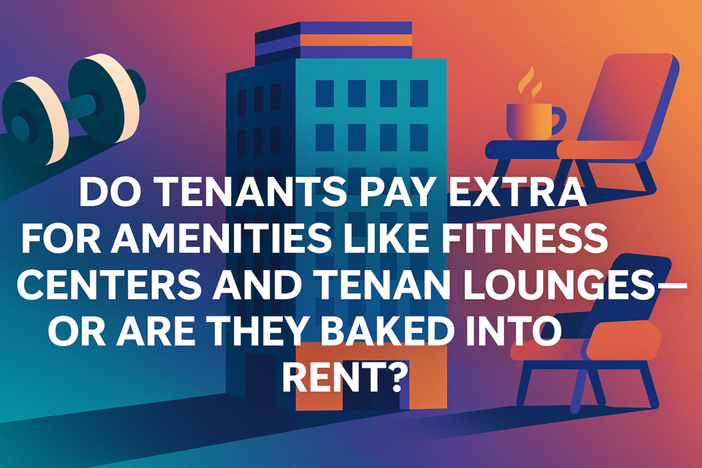 Do Tenants Pay Extra for Amenities Like Fitness Centers and Tenant Lounges—or Are They Baked Into Rent