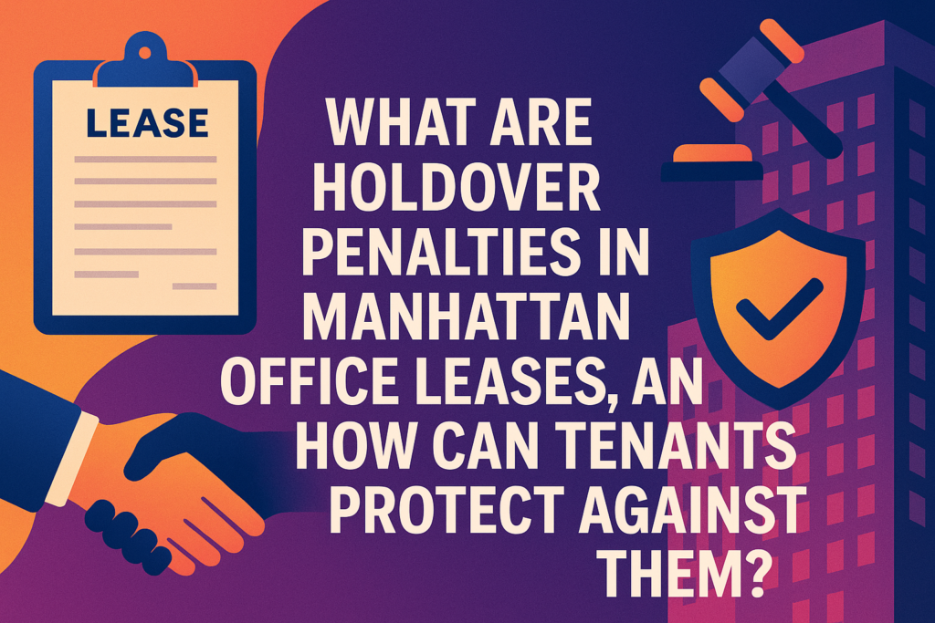 What Are Holdover Penalties in Manhattan Office Leases, and How Can Tenants Protect Against Them
