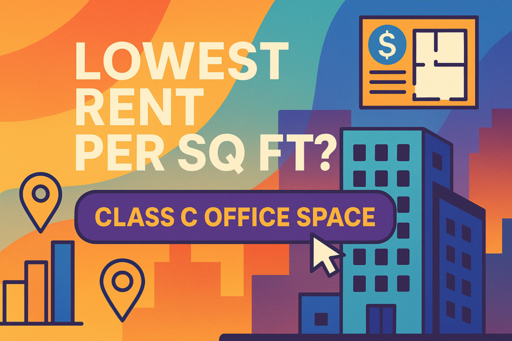 lowest rent per sq ft