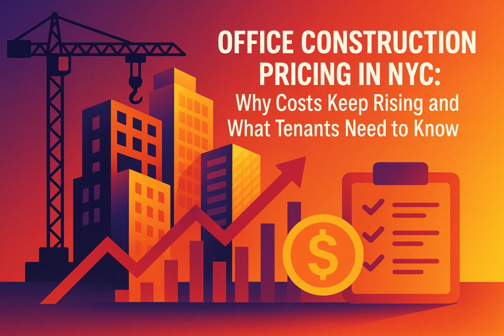 Office Construction Pricing in NYC