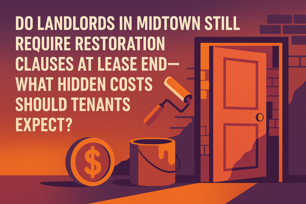 Do Landlords in Midtown Require Restoration Clauses at Lease End—and What Hidden Costs Should Tenants Expect?