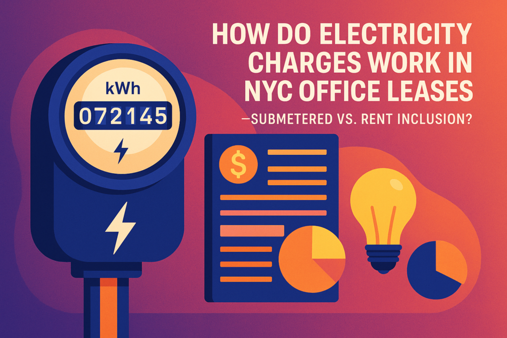 How Do Electricity Charges Work in NYC Office Leases—Submetered vs. Rent Inclusion