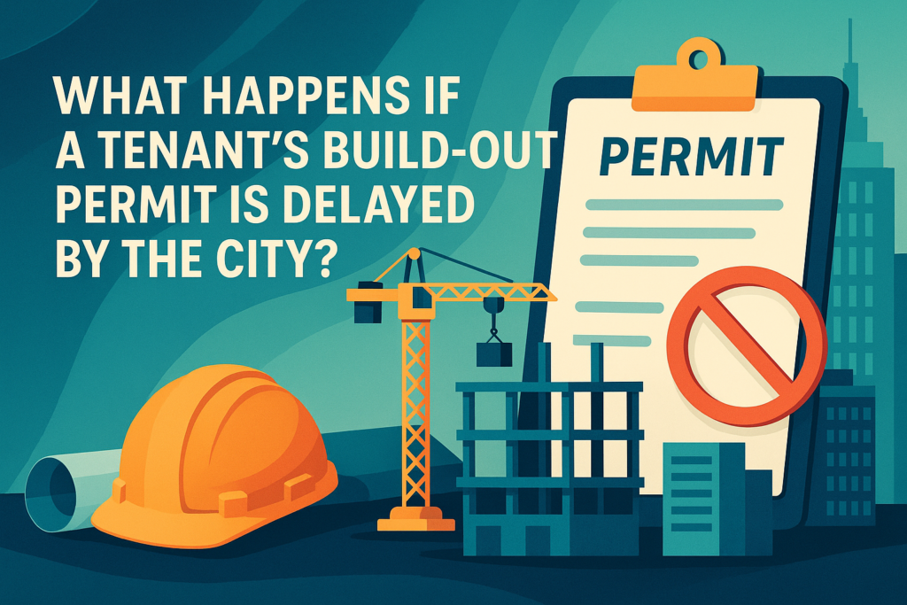 What Happens if a Tenant’s Build-Out Permit Is Delayed by the City