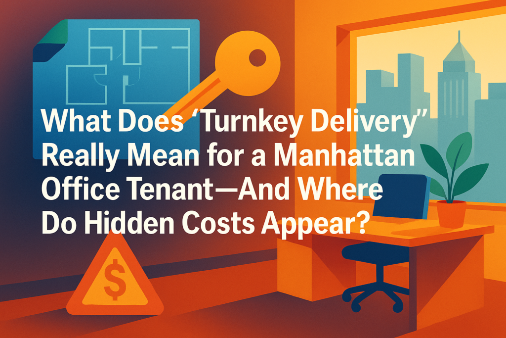 What Does “Turnkey Delivery” Really Mean for a Manhattan Office Tenant—and Where Do Hidden Costs Appear?