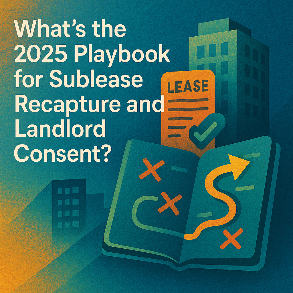 What’s the 2025 Playbook for Sublease Recapture and Landlord Consent