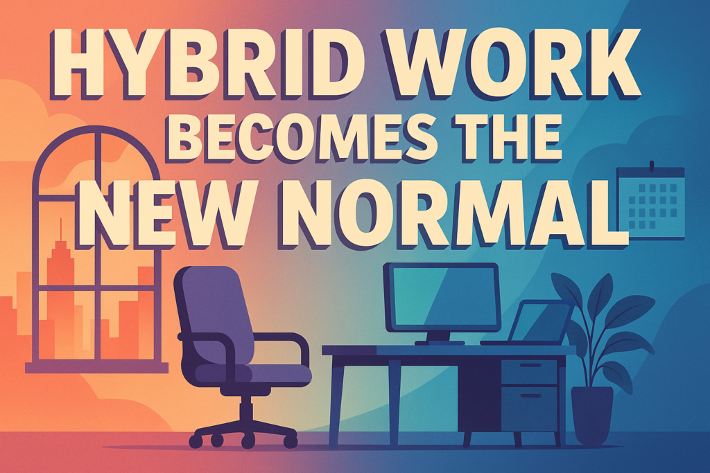 Hybrid Work Becomes the New Normal