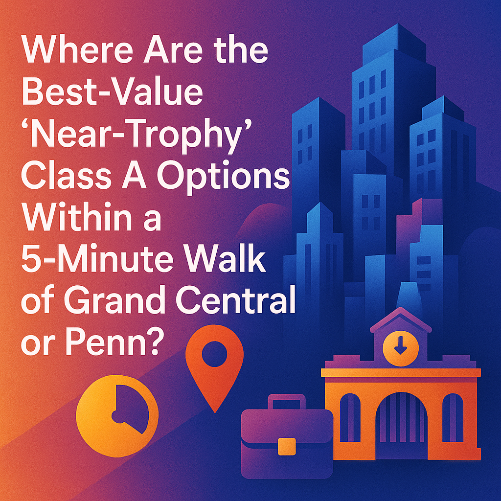 Where Are the Best-Value ‘Near-Trophy’ Class A Options Within a 5-Minute Walk of Grand Central or Penn