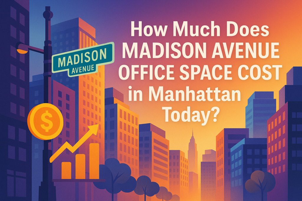 How Much Does Madison Avenue Office Space Cost in Manhattan Today