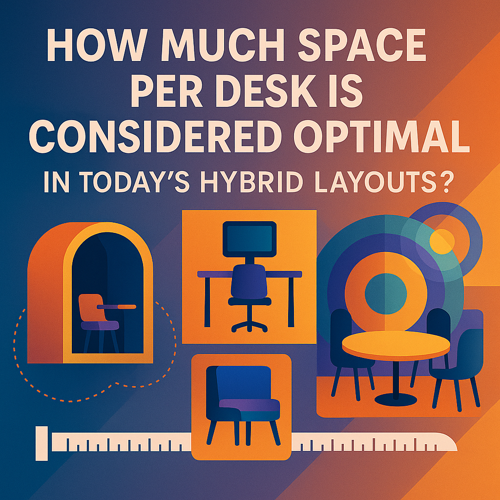 How Much Space Per Desk Is Considered Optimal in Today’s Hybrid Layouts (Club-Plus Individual Stations)