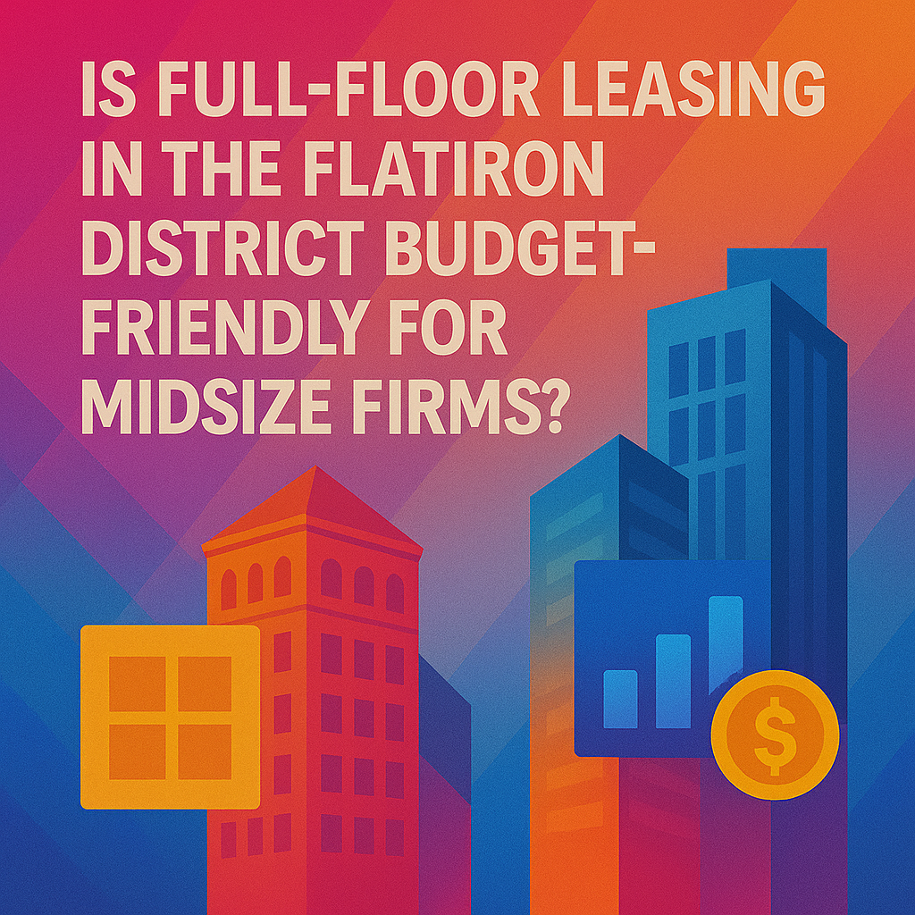Is Full-Floor Leasing in the Flatiron District Budget-Friendly for Midsize Firms