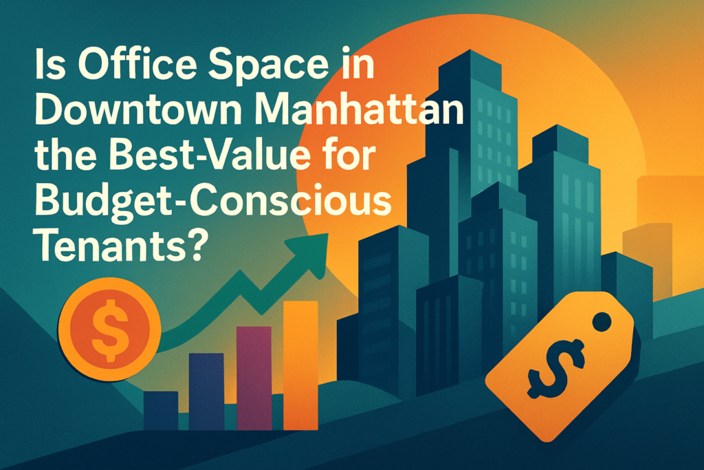 Is Office Space in Downtown Manhattan the Best Value for Budget-Conscious Tenants