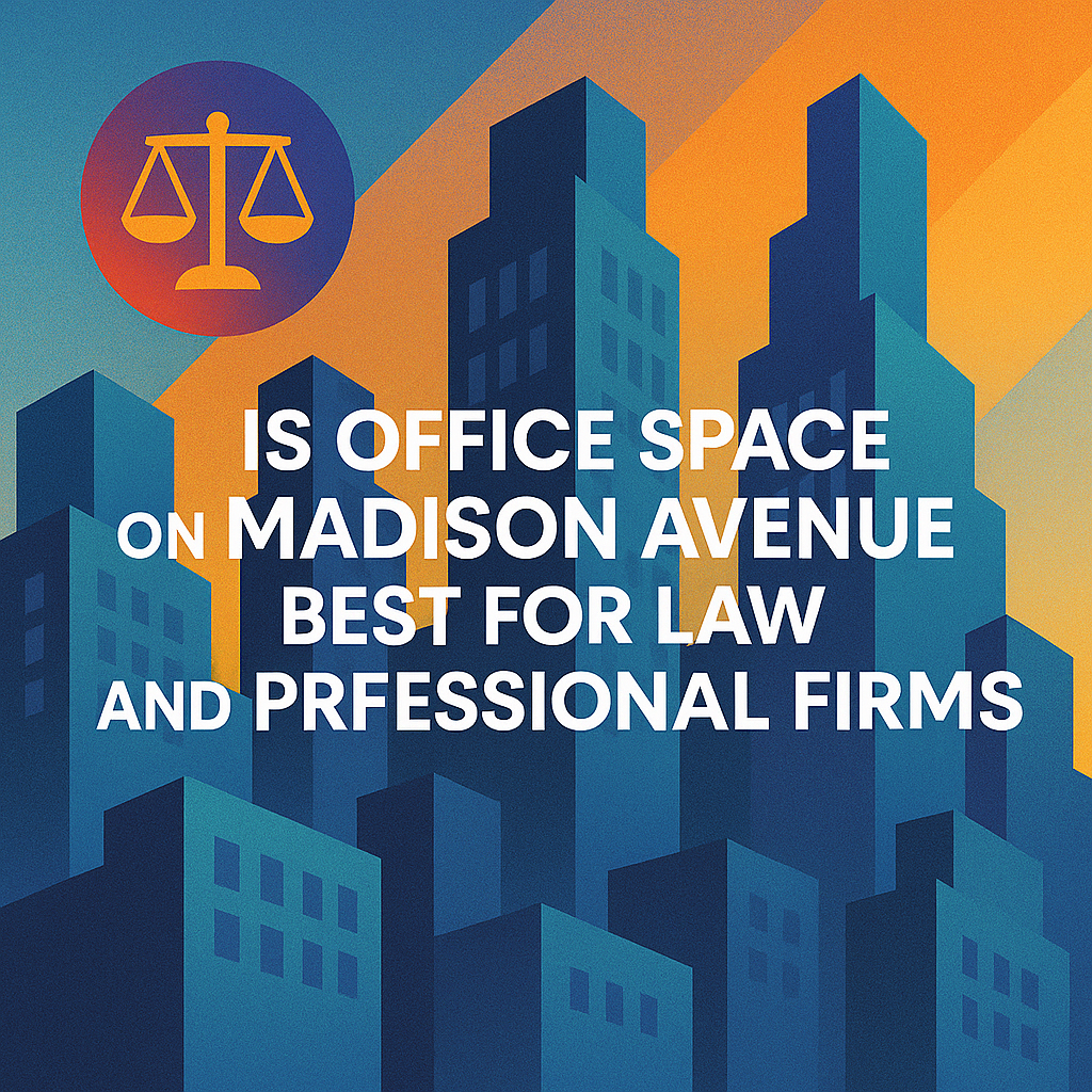 Is Office Space on Madison Avenue Best for Law and Professional Firms