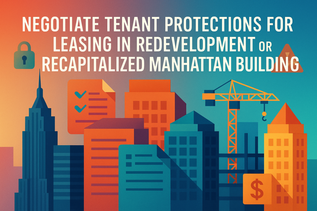 What Protections Should Tenants Seek When Leasing in Buildings Marketed for Redevelopment or Recapitalization