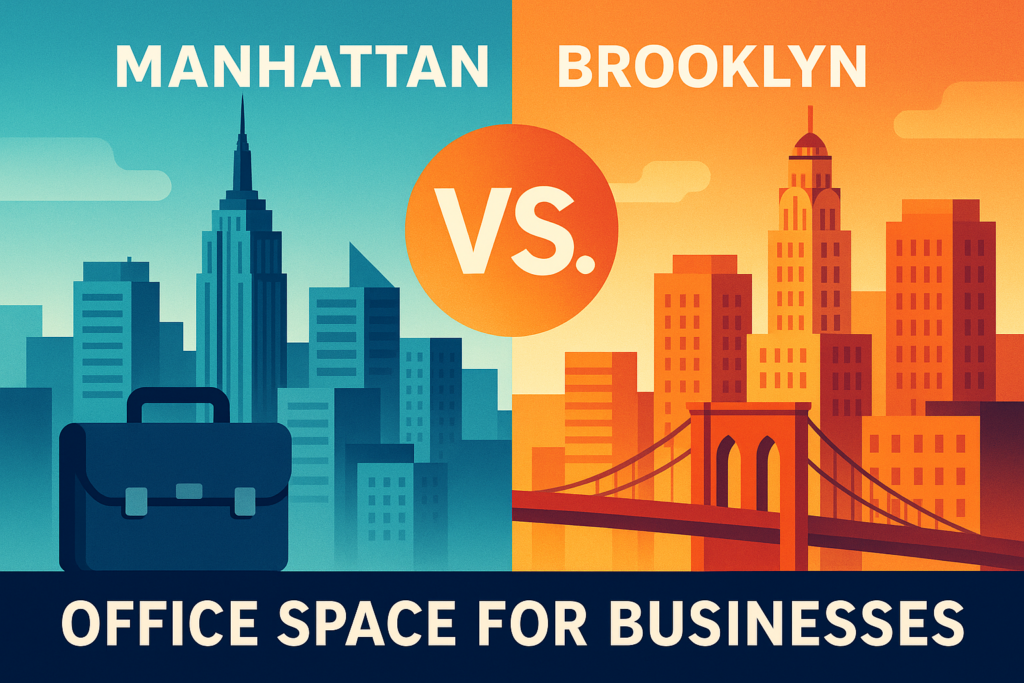 Manhattan vs Brooklyn Office Space for Businesses