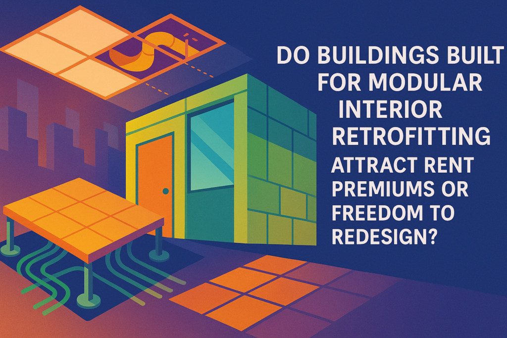 Do Buildings Built for Modular Interior Retrofitting (Like Raised Systems Ceilings) Attract Rent Premiums or Freedom to Redesign
