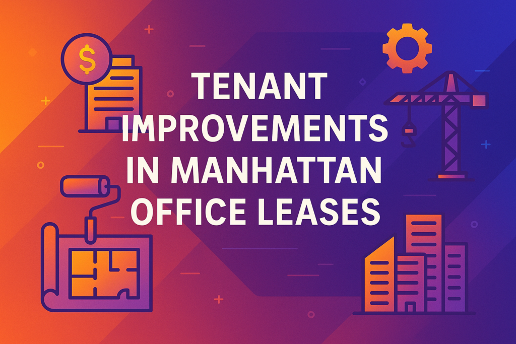 Tenant Improvements in Manhattan Office Leases