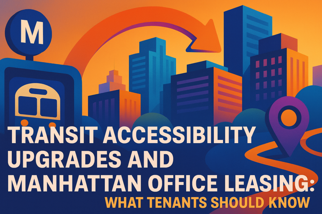 Transit Accessibility Upgrades and Manhattan Office Leasing: What Tenants Should Know