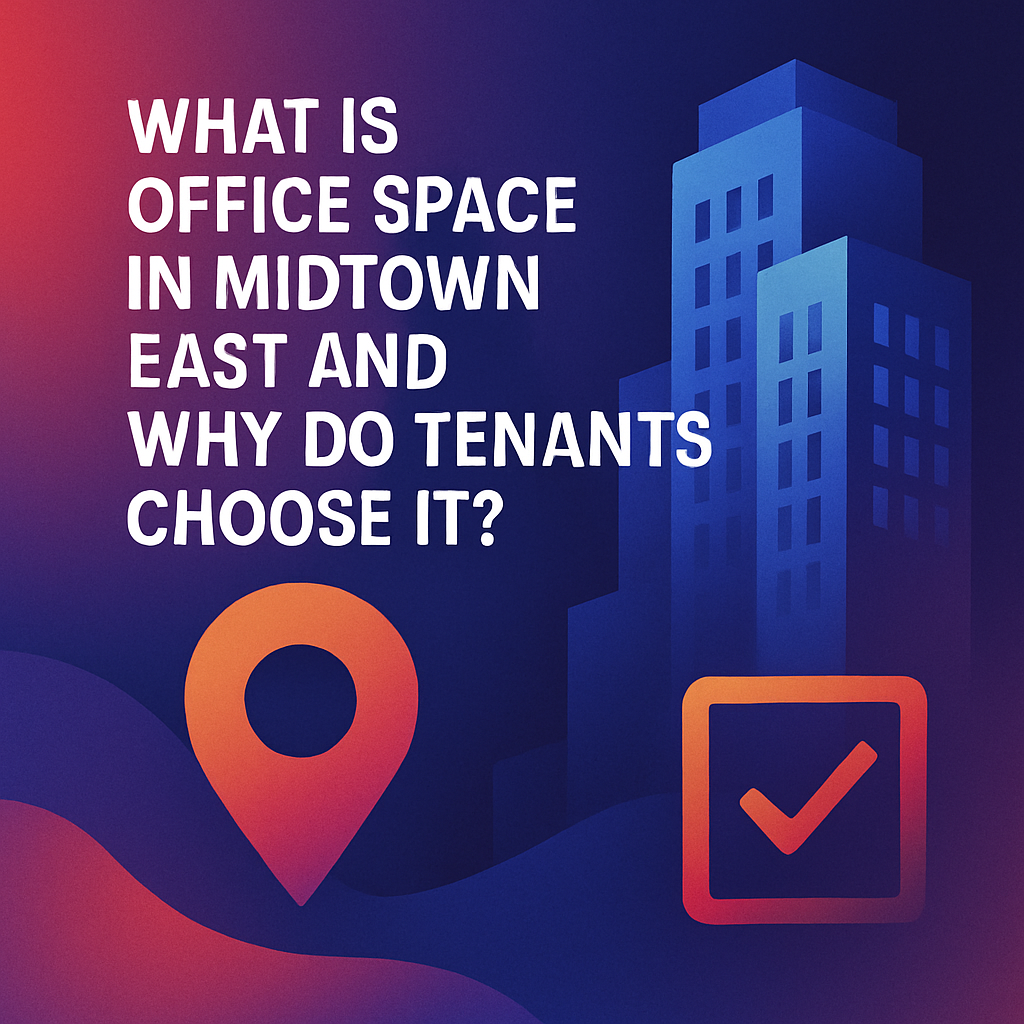 What Is Office Space in Midtown East and Why Do Tenants Choose It