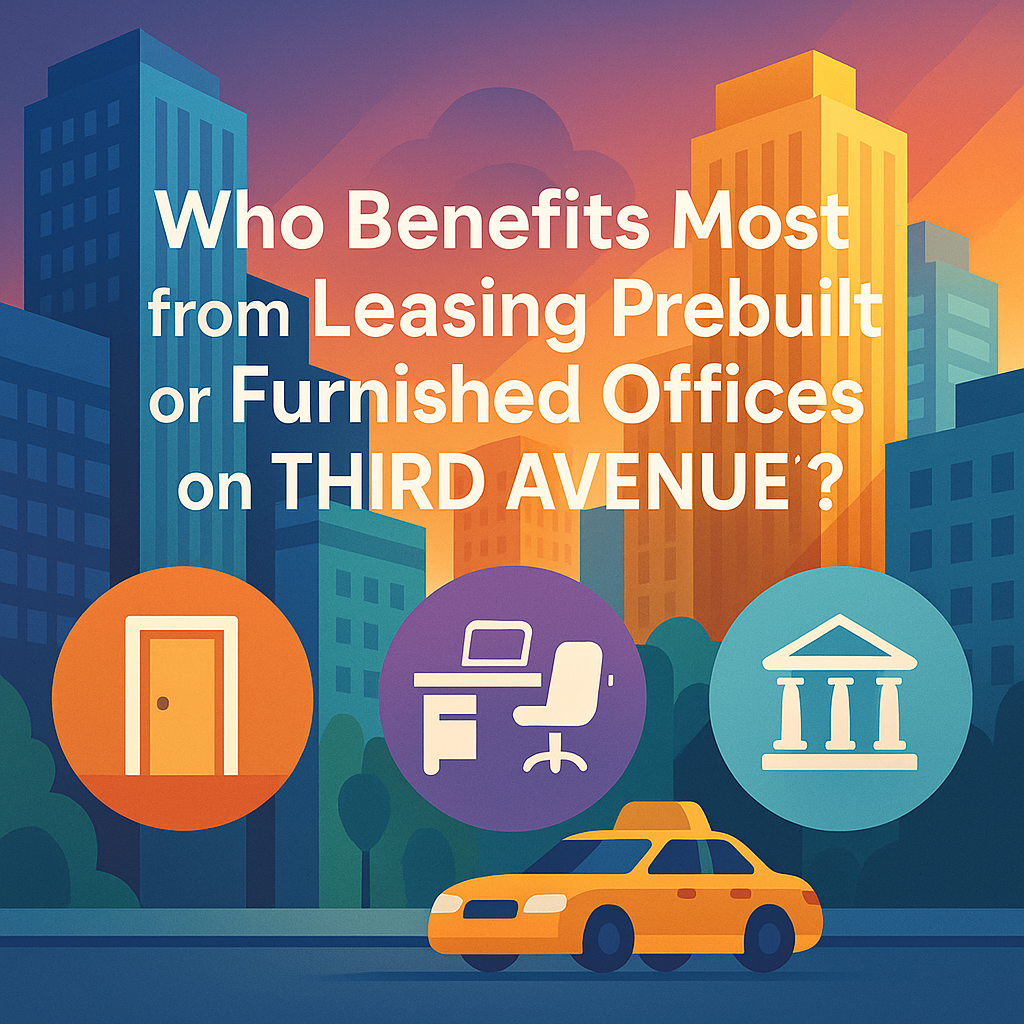 Who Benefits Most from Leasing Prebuilt or Furnished Offices on Third Avenue?