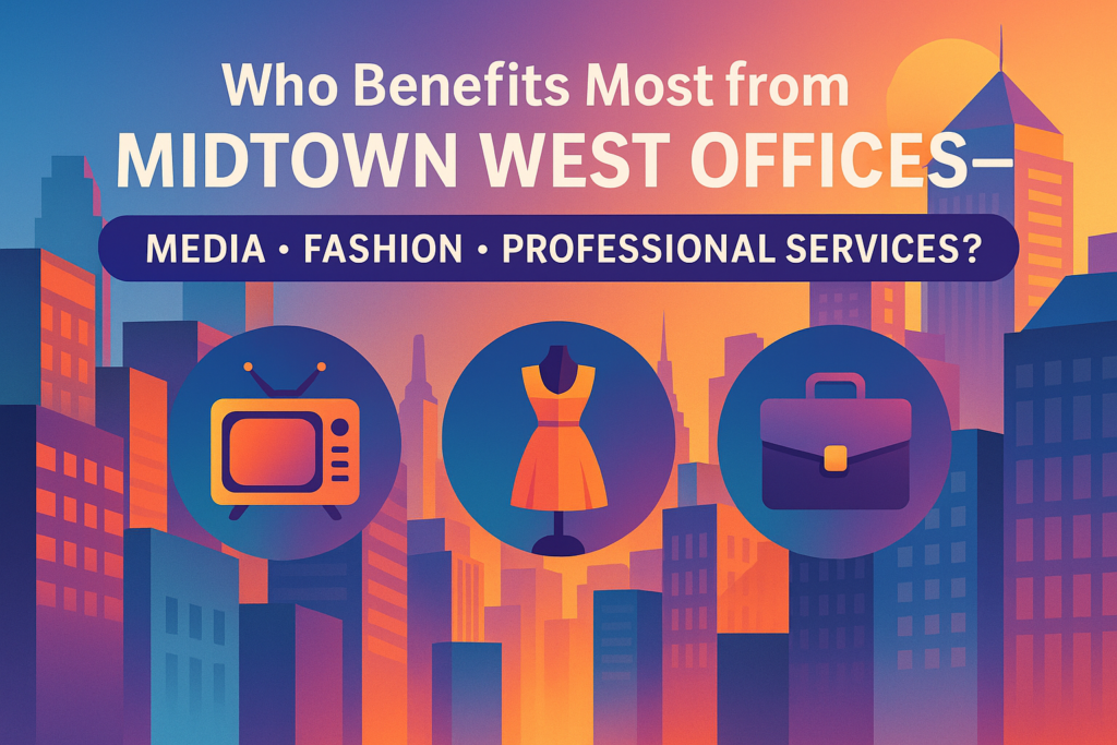 Who Benefits Most from Midtown West Offices—Media, Fashion, or Professional Services