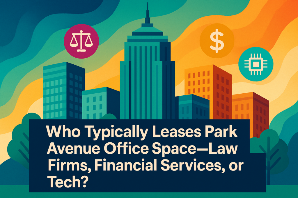 Who Typically Leases Park Avenue Office Space—Law Firms, Financial Services, or Tech