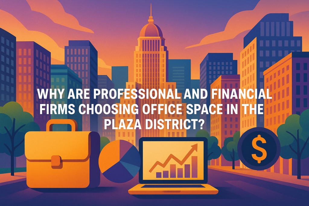 Why Are Professional and Financial Firms Choosing Office Space in the Plaza District