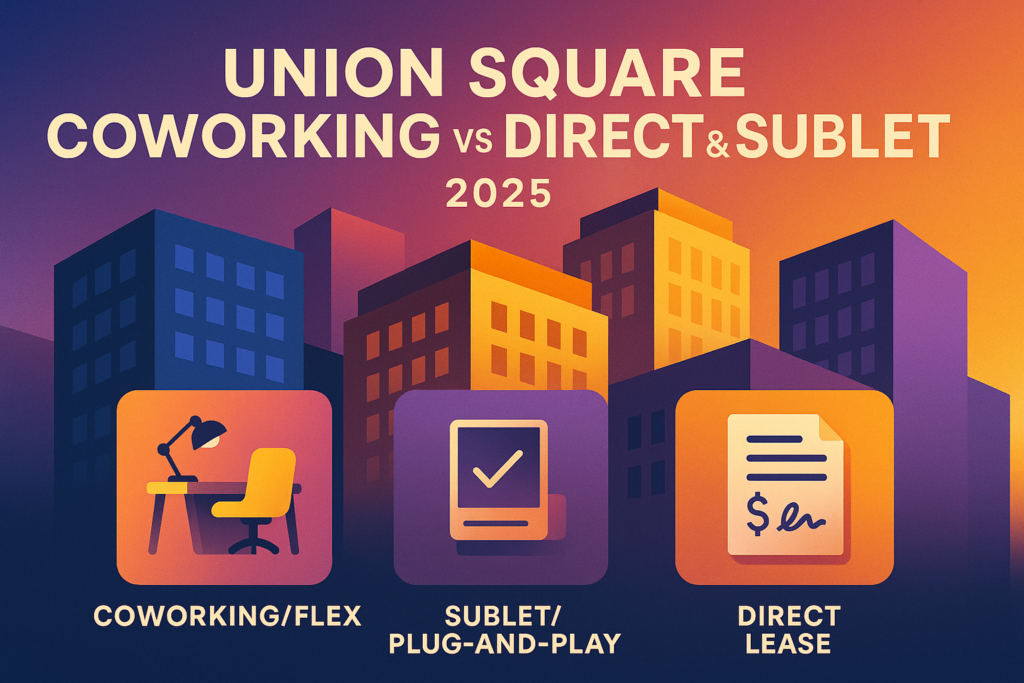 Union Square Coworking vs Direct & Sublet
