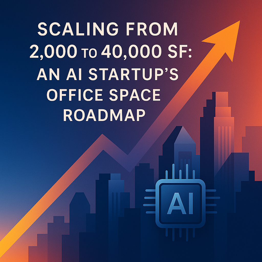 Scaling from 2,000 to 40,000 SF: An AI Startup’s Office Space Roadmap