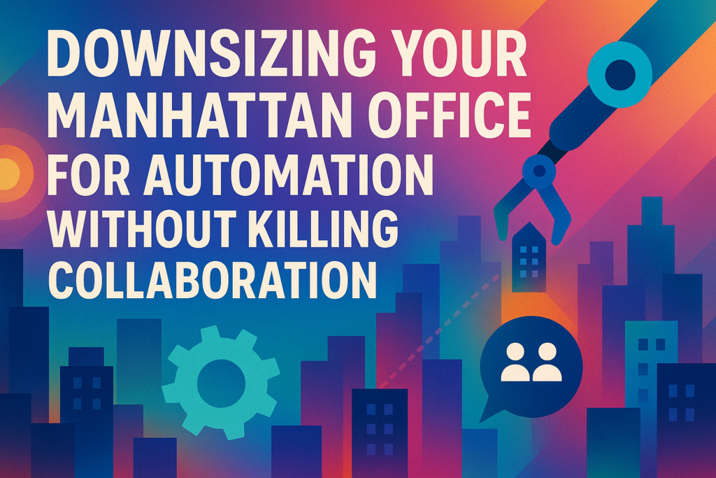 Downsizing Your Manhattan Office for Automation Without Killing Collaboration