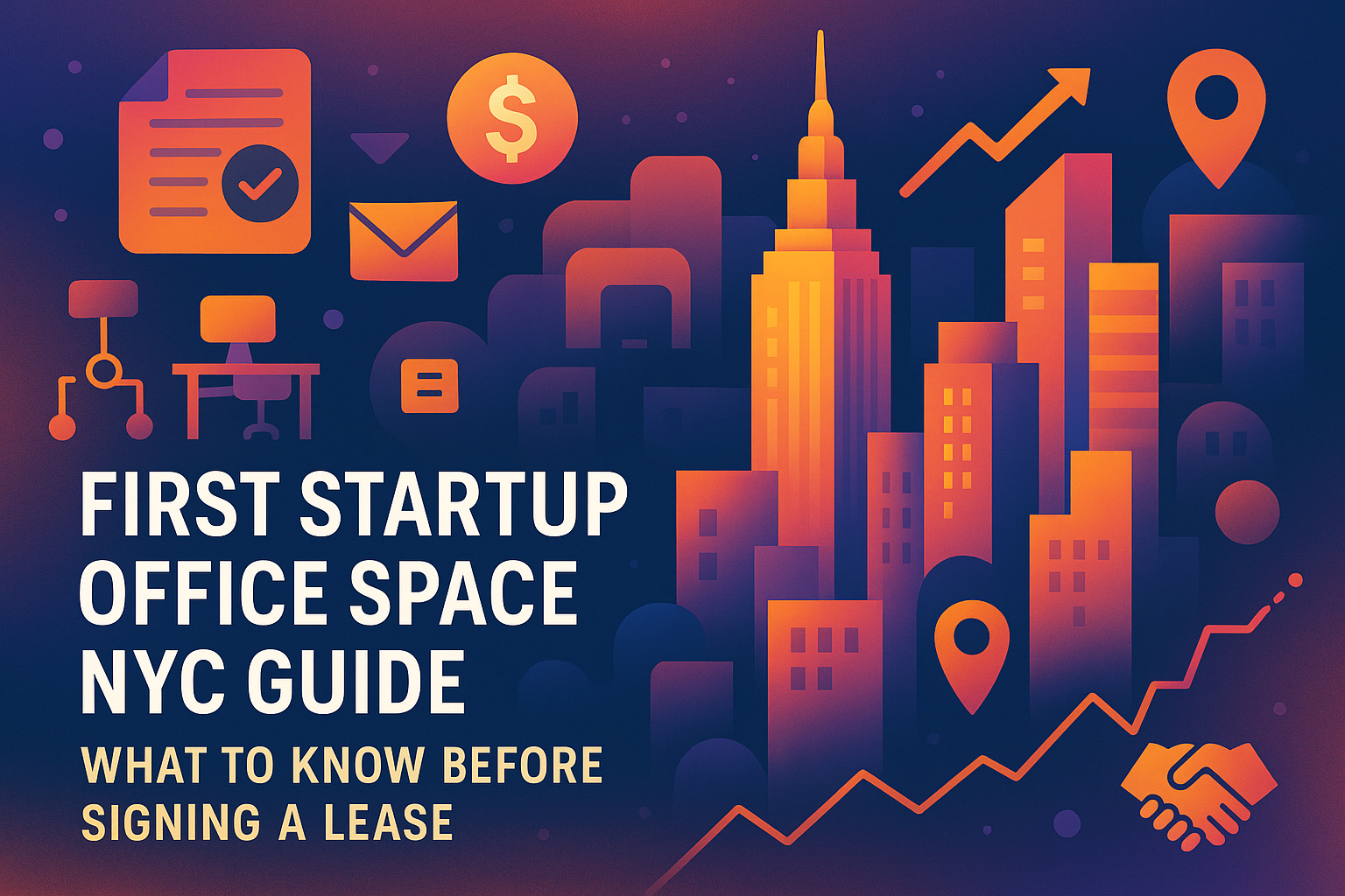 Image showcasing First Startup Office Space NYC Guide: What to Know Before Signing a ...