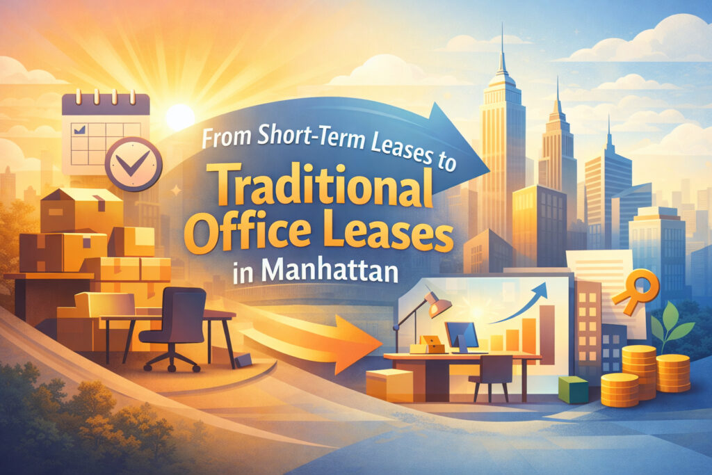 From Short-Term Office Leases to Traditional Office Leases in Manhattan