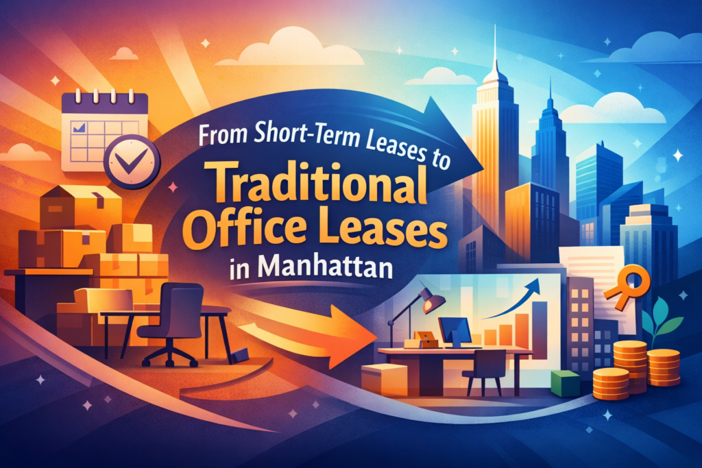 From Short-Term Office Leases to Traditional Office Leases in Manhattan