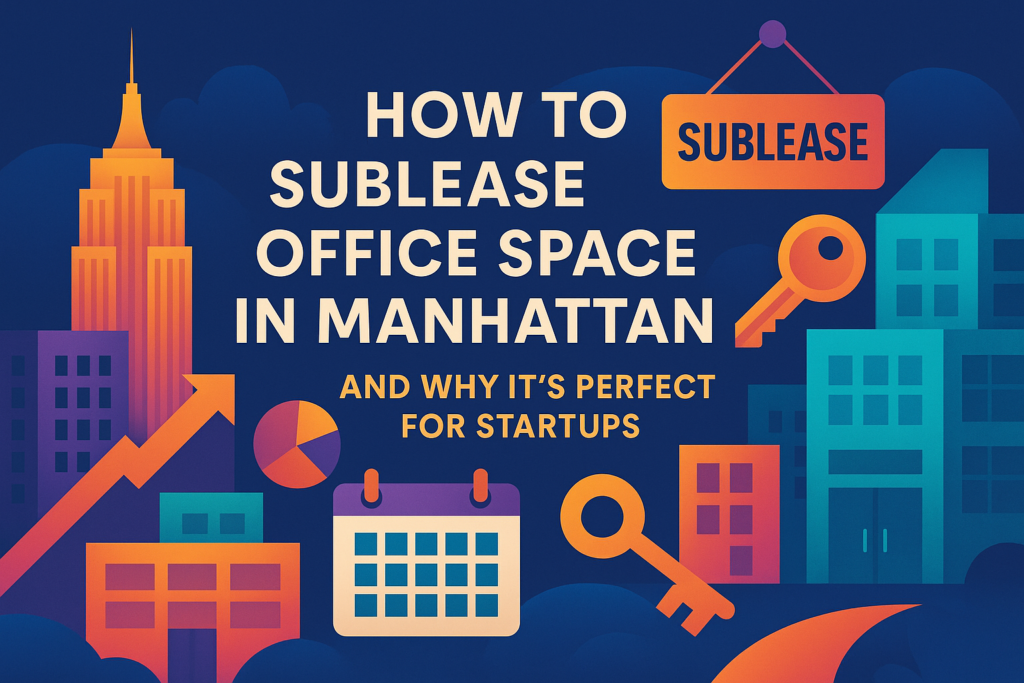 How to Sublease Office Space in Manhattan (and Why It’s Perfect for Startups)
