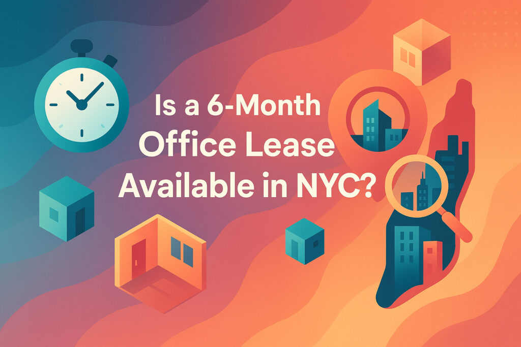 You Can Get a 6-Month Office Lease in NYC