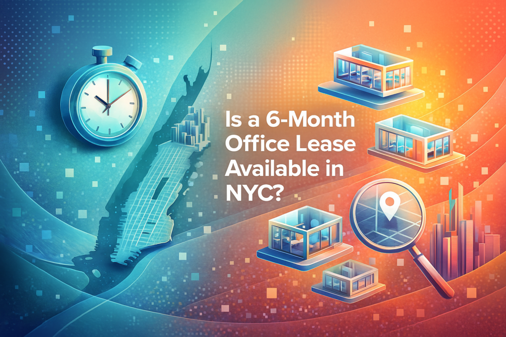 Is a 6-Month Office Lease Available in NYC?